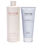 Neom Wellbeing London Real Luxury Cocooning Shower Cream & Magnesium Body Butter Duo