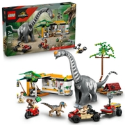 LEGO&reg; Jurassic World Raptor & Titanosaurus Tracking Mission Dinosaur Toy 76973