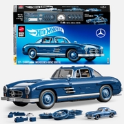 Mattel Brick Shop Hot Wheels Premium Mercedes-Benz 300 SL Building Set