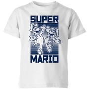 Nintendo Super Mario High Five Kids' T-Shirt - White