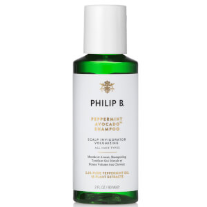 Philip B Peppermint & Avocado Volumising and Clarifying Shampoo 60ml (Free Gift)