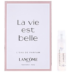 FREE SAMPLES Lancome La Vie Est Belle Eau de Parfum Spray 1.2ml