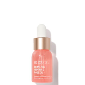 Biossance Squalane and Vitamin C Travel Size Rose Oil - Pink 12ml