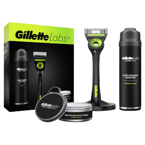 Gillette Labs Regime Pack: Neon Night Razor, Moisturiser, Gel & Stand
