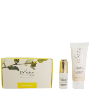 The Jojoba Company Ultimate Night Heroes Cream 20ml and Eye Serum 7ml Bundle (Worth $48.80)