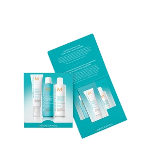 Sample Moroccanoil Scalp Balancing Shampoo, Conditioner & Purifying Scrub Triple Sample Pack