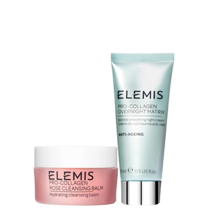 Pro-Collagen Rose Cleansing Balm 20g x Pro-Collagen Overnight Matrix 15ml