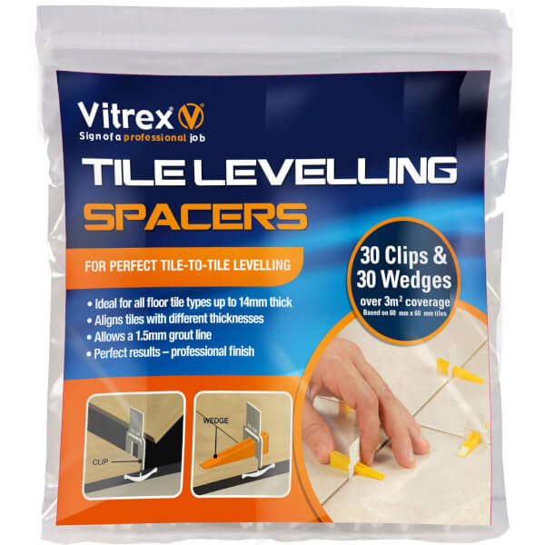 Self leveling tile shop spacers