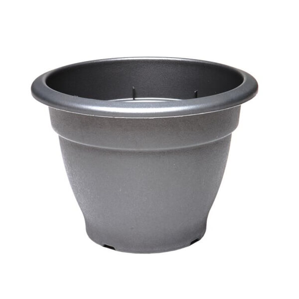 Round Bell Pot in Black 66cm Homebase