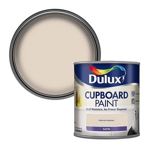 Dulux Realife Cupboard Paint Natural Hessian 600ml Homebase