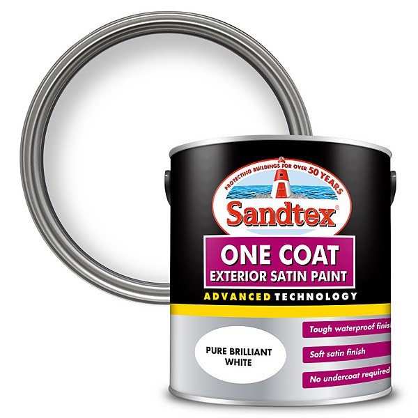 Ronseal Stays White Ultra Tough Pure Brilliant White Paint for Wood an :  : DIY & Tools