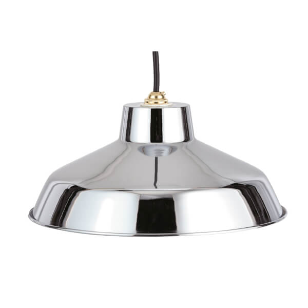 Brushed steel new arrivals lamp shade