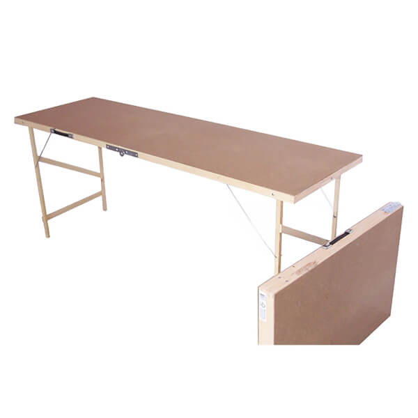 Hardboard Top Folding Pasting Table | Homebase