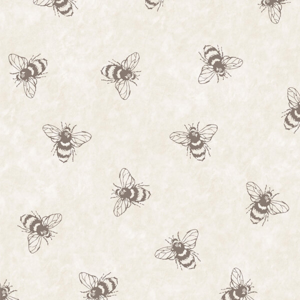 Boutique Let It Bee Natural Paste the Wall Wallpaper | Homebase