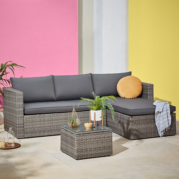 homebase matara corner sofa dining set