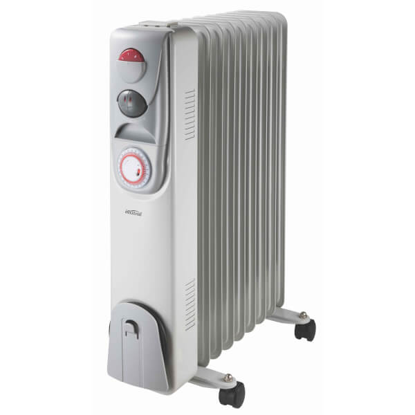 2000W 9 Fin Oil Filled Radiator | Homebase