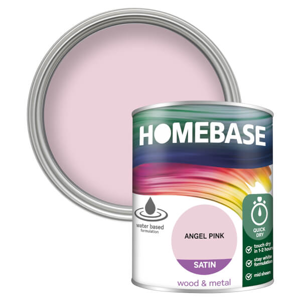 Pink store metal paint