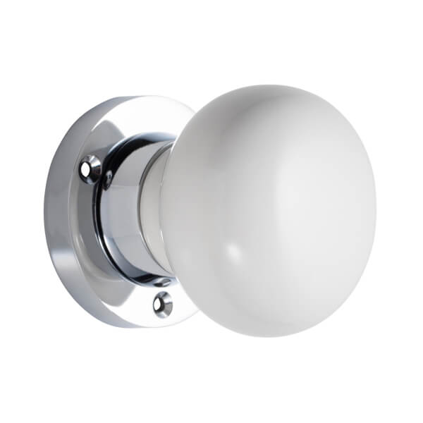 White round door handles store