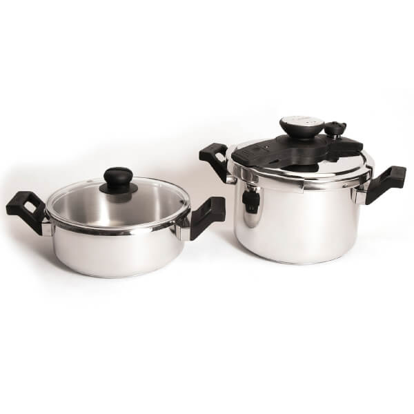 prestige cooker with pan