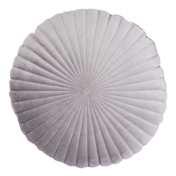 Grey best sale round cushion