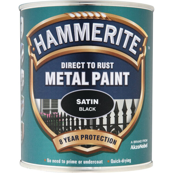Satin black hammerite sale