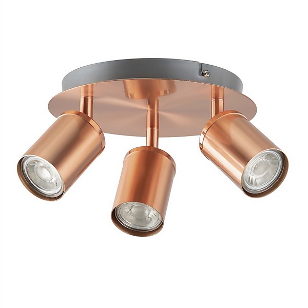 Rose gold on sale track light
