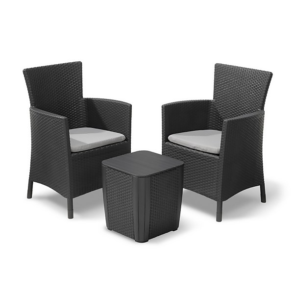 Keter rattan sales chairs