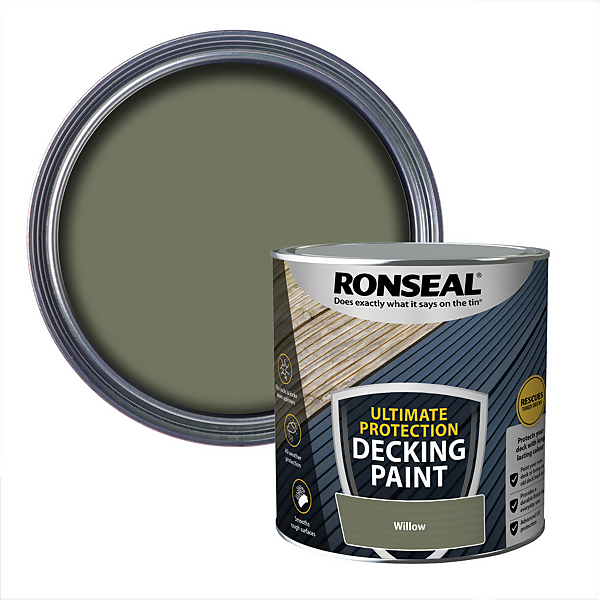Green on sale decking paint