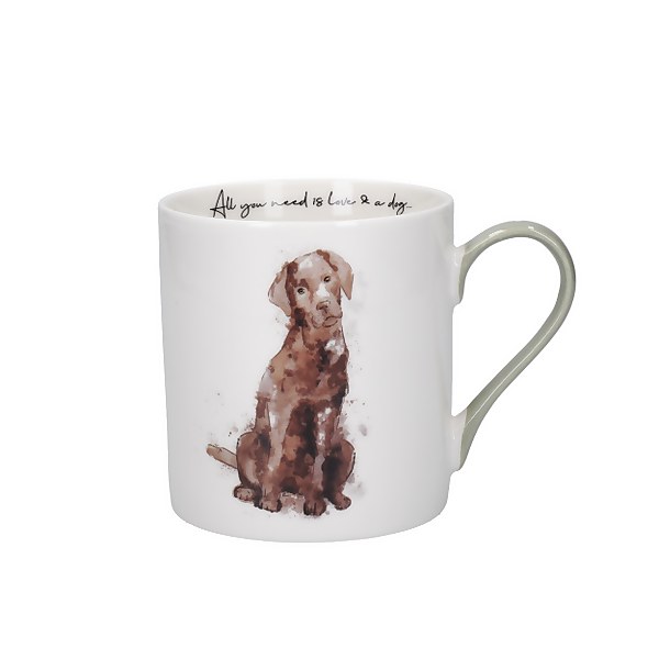 Chocolate labrador mug discount