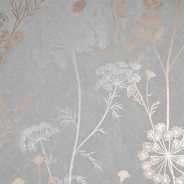 Gray and cheap gold wallpaper