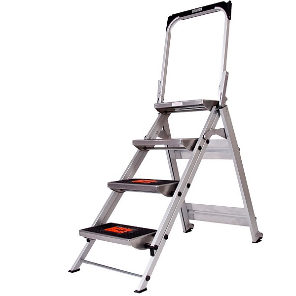 Little Giant Safety Step Ladder 4 Tread Homebase
