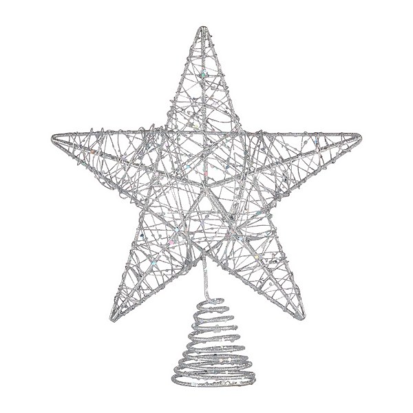 Star for christmas tree silver Clearance