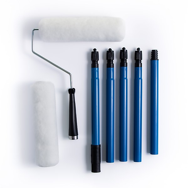 Long paint store roller pole