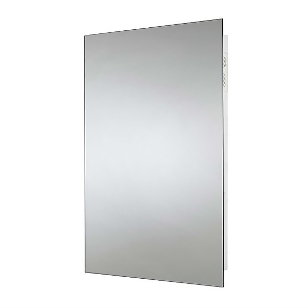 Mirror with top shaver socket homebase