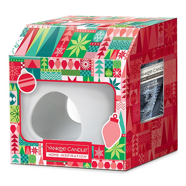 Yankee candle christmas wax melt warmer gift set clearance