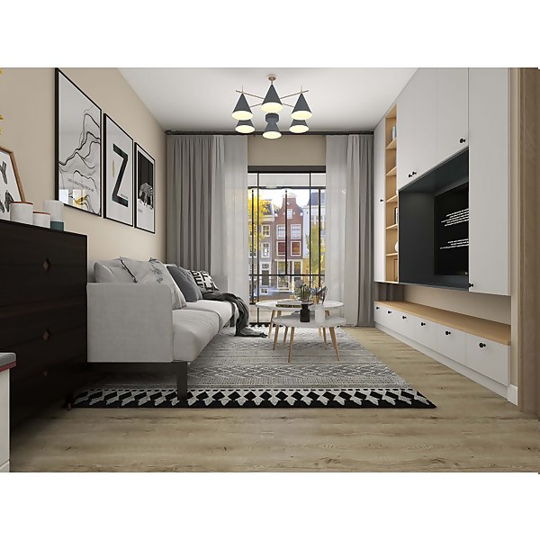Rigid Core Luxury Vinyl Flooring Coastal Sand Plank Homebase