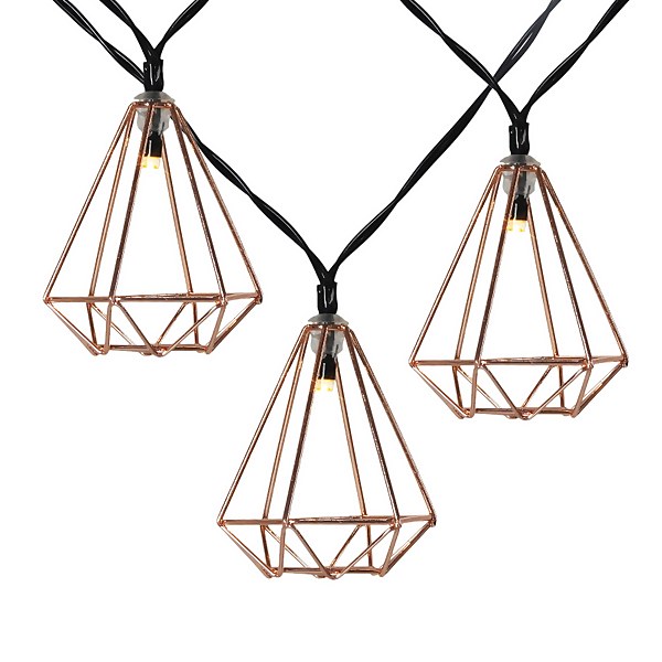 solar diamond hanging light