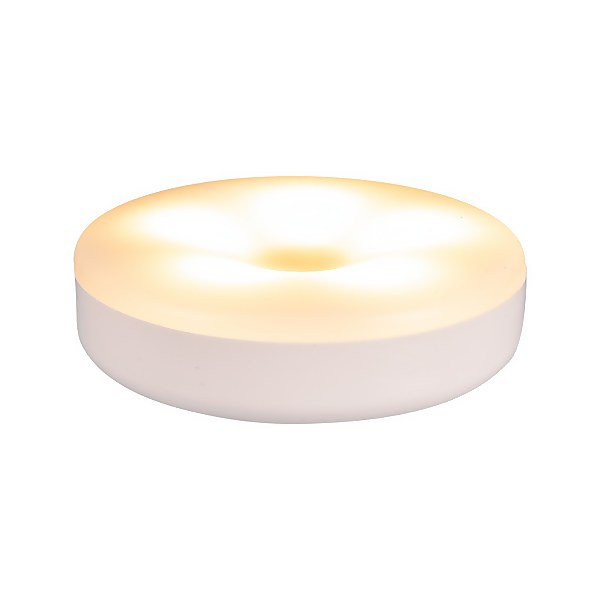 TCP Rechargeable Round PIR Light 30L Warm White Homebase