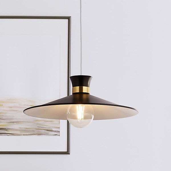 Black easy outlet fit light shade