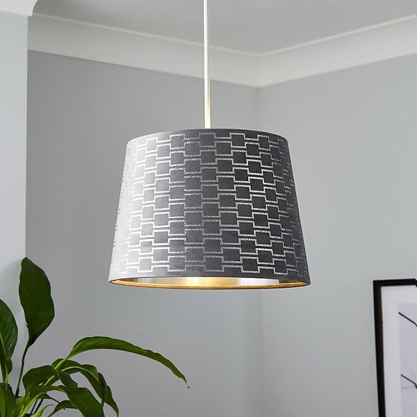 Patterned chandelier deals shades