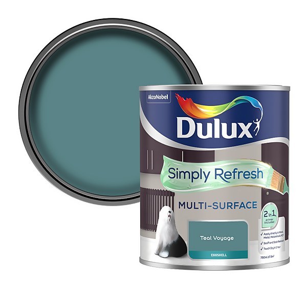 teal eggshell paint