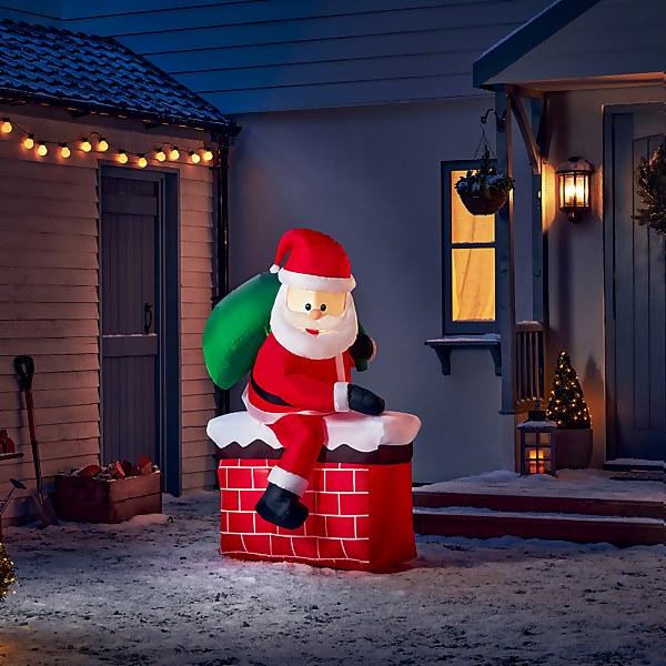 Outdoor inflatable christmas decorations clearance