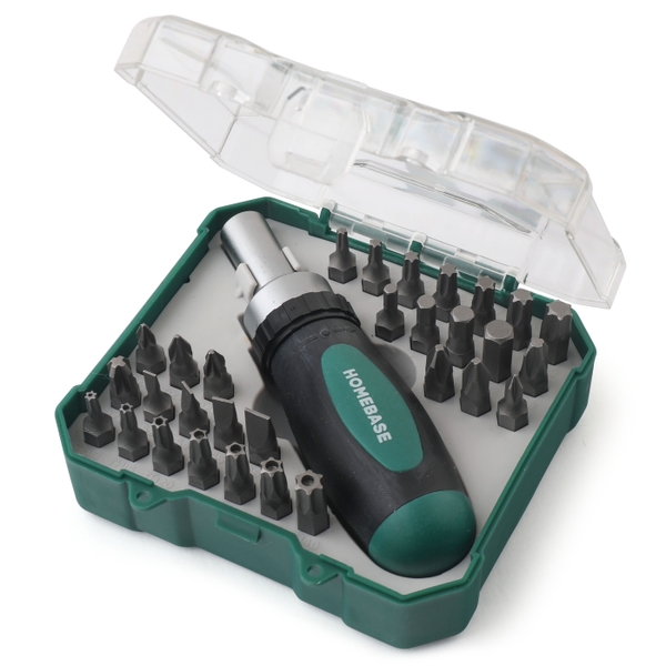 Homebase 31 Piece Ratchet Screwdriver and Bit Set