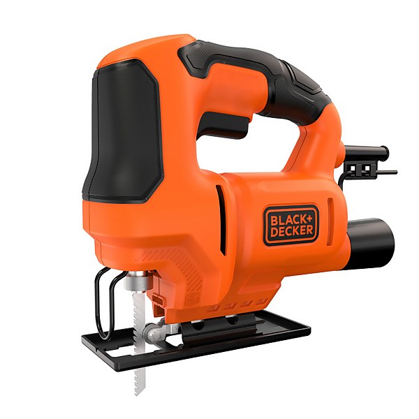 BLACK DECKER 400W Corded Jigsaw with Blade BES602 GB Homebase