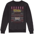 Back To The Future OUTATIME Men's Christmas Jumper - Black