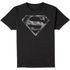 DC Originals Marble Superman Logo Men's T-Shirt - Black DC Originals Marble Superman Logo Men's T-Shirt - Black