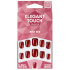 Elegant Touch Rich Red Nails