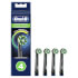 Oral-B Crossaction Opzetborstels Black Met CleanMaximiser, 4 Stuks