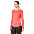 Women's Voyager Tech Tee Long Sleeve Crew - Red