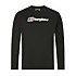 Men's Berghaus Large Logo Long Sleeve T-Shirt - Black